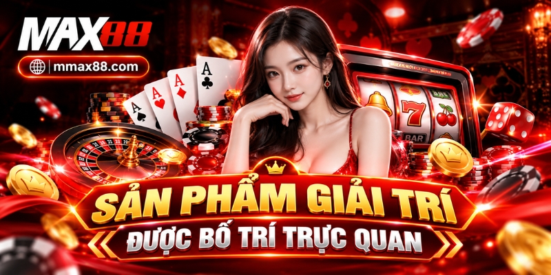 Sản phẩm giải trí được bố trí trực quan
